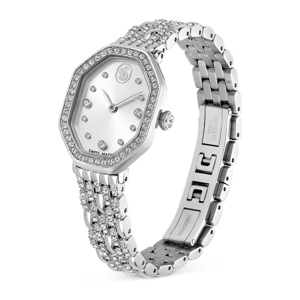 Swarovski Silver Dextera Octagon Watch