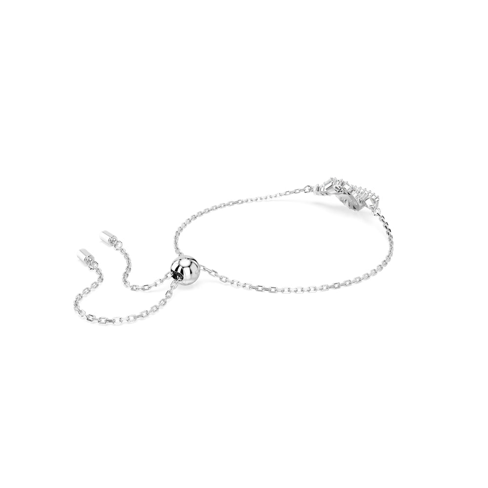 Swarovski Silver Matrix Knot White Baguette Bracelet