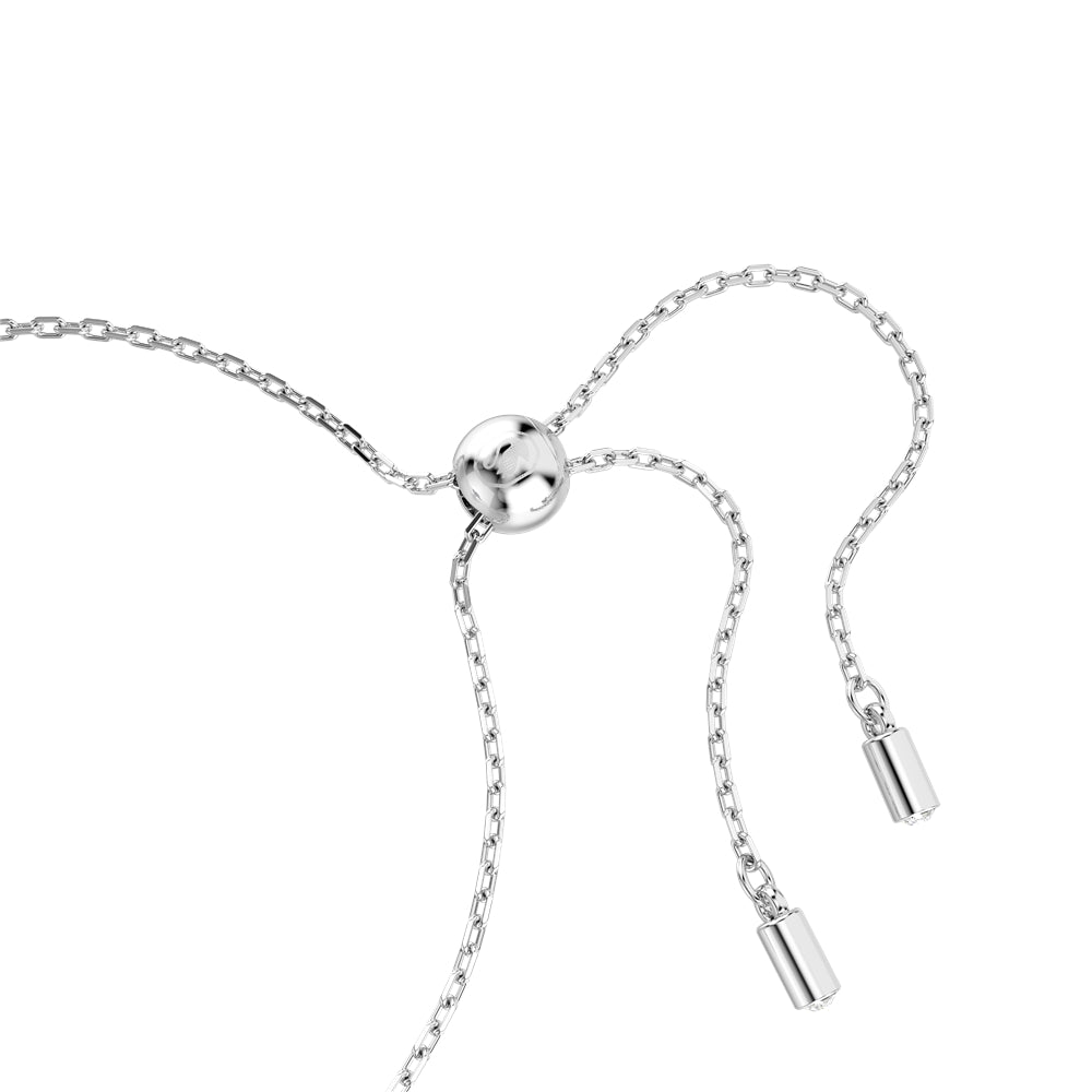 Swarovski Silver Matrix Knot White Baguette Bracelet