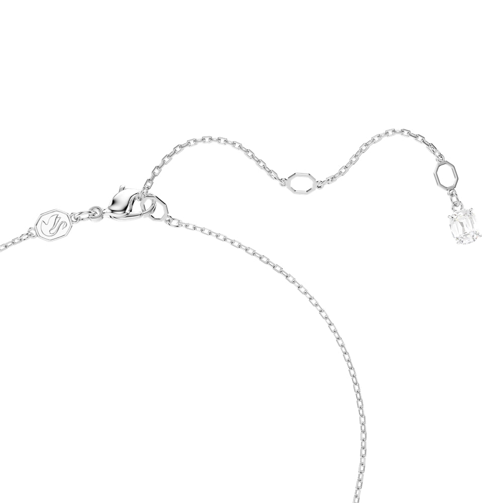 Swarovski Silver Matrix Blue Mixed Cuts Necklace