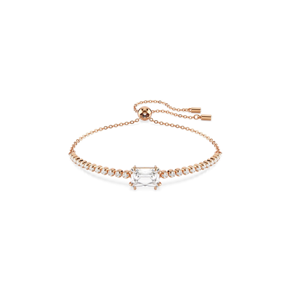 Swarovski Rose Gold Matrix Mixed Cuts Tennis Bracelet