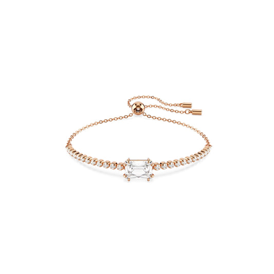 Swarovski Rose Gold Matrix Mixed Cuts Tennis Bracelet