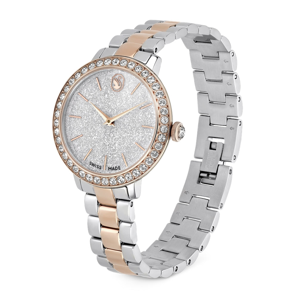 Swarovski Rose Gold Matrix Swiss Made Watch