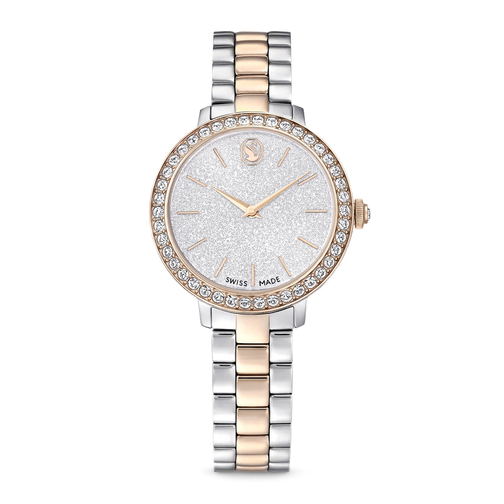 Swarovski Rose Gold Matrix Swiss Made Watch