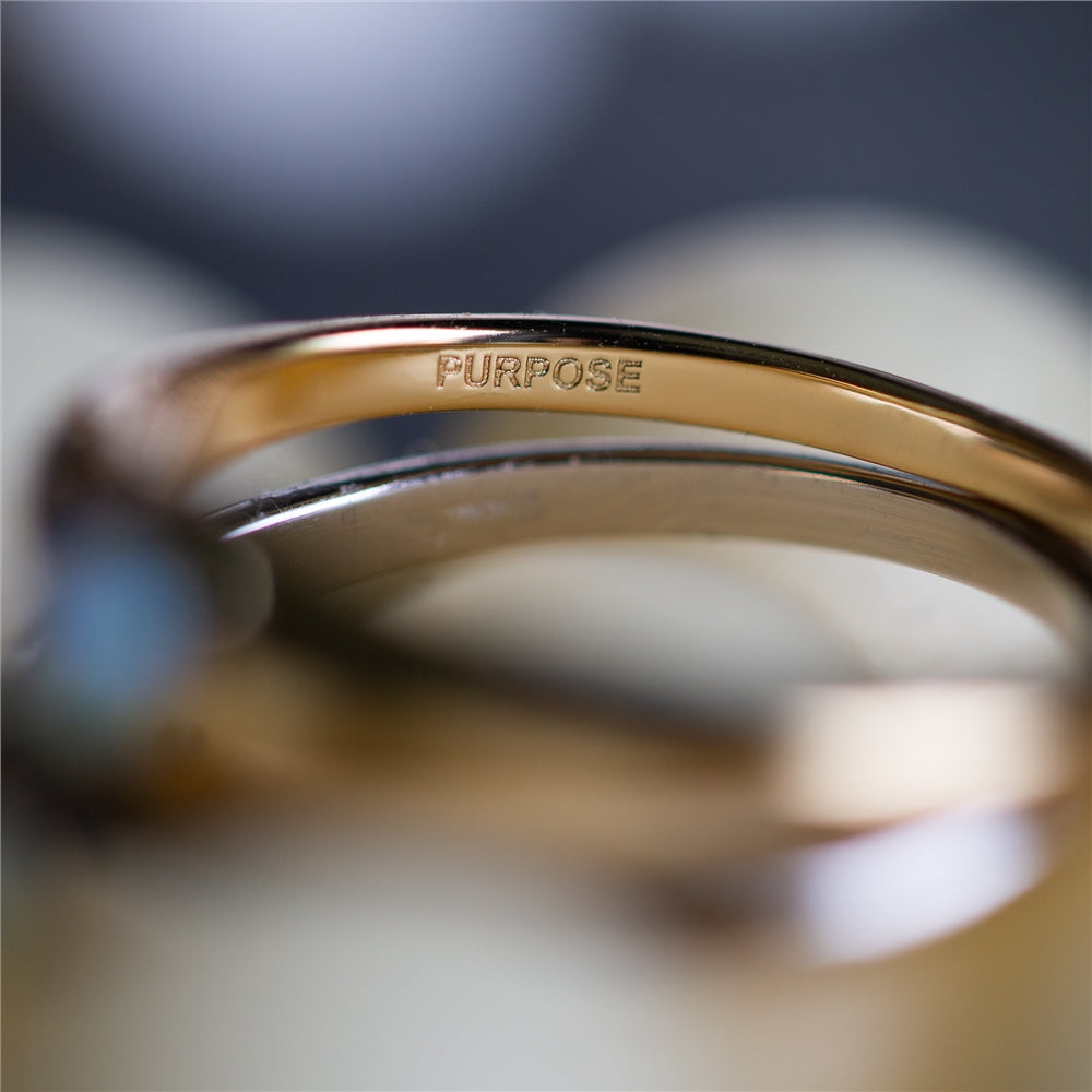 Seek + Find Purpose Gold Opal Ring