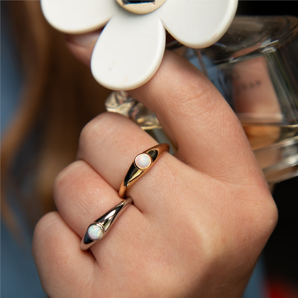 Seek + Find Purpose Gold Opal Ring