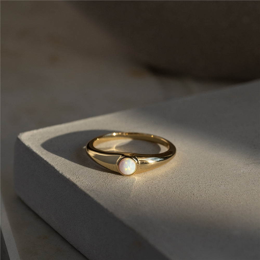 Seek + Find Purpose Gold Opal Ring
