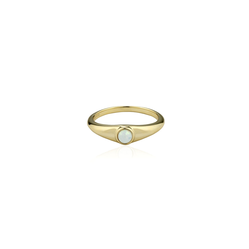 Seek + Find Purpose Gold Opal Ring