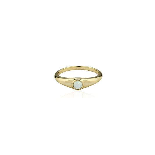 Seek + Find Purpose Gold Opal Ring