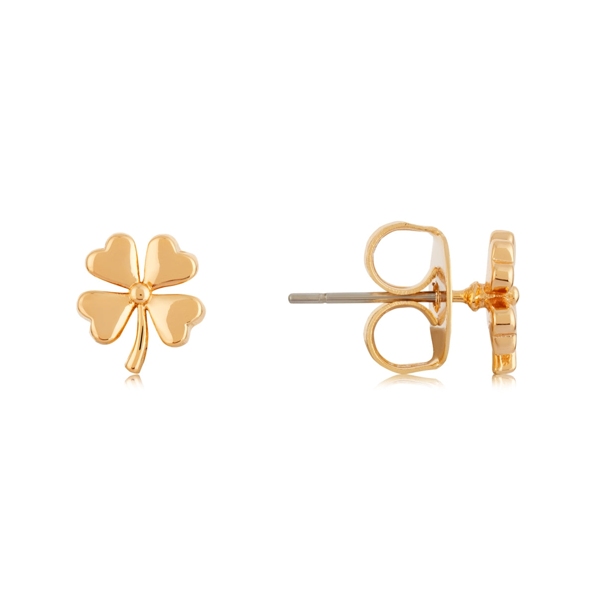August Woods Gold Kids Mini Clover Stud Earrings