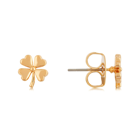August Woods Gold Kids Mini Clover Stud Earrings