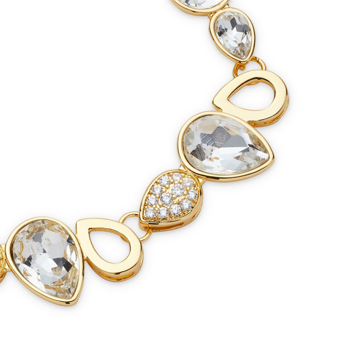 August Woods Gold Classic Jewel CZ Bracelet