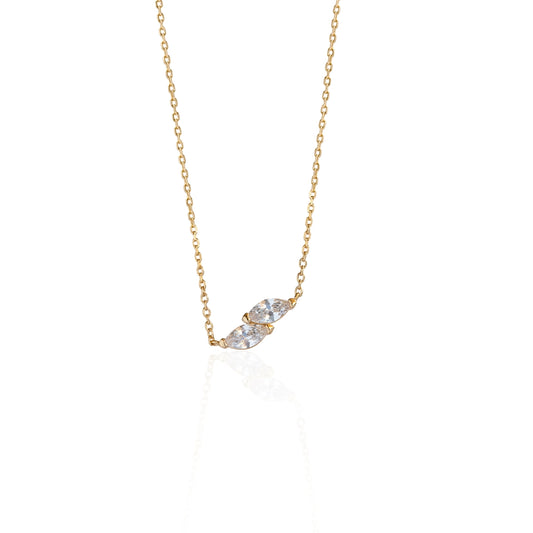 Seek + Find Filled With Light Gold Necklace