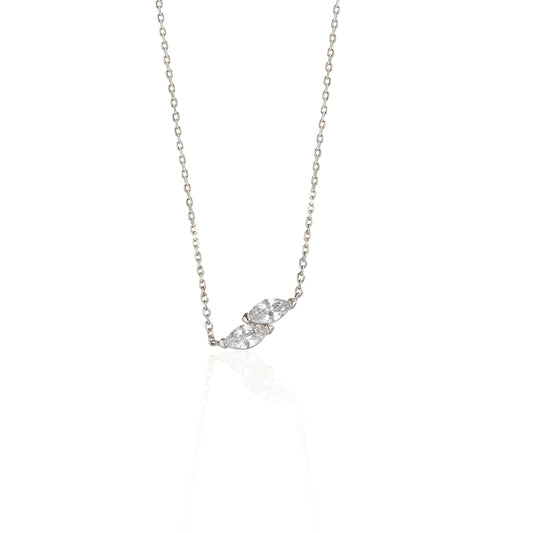 Seek + Find Filled With Light Silver Necklace