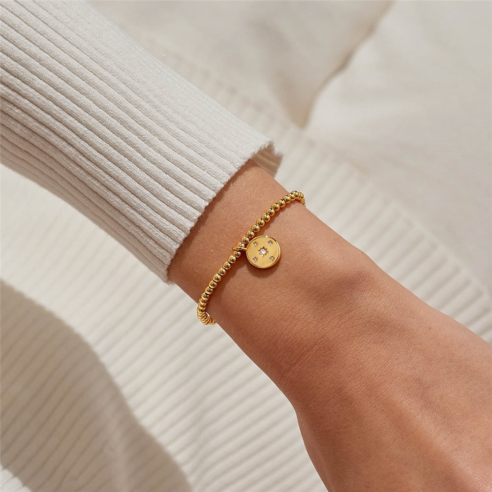 Joma A Little Gold Wonderful Things Are Coming Your Way Bracelet