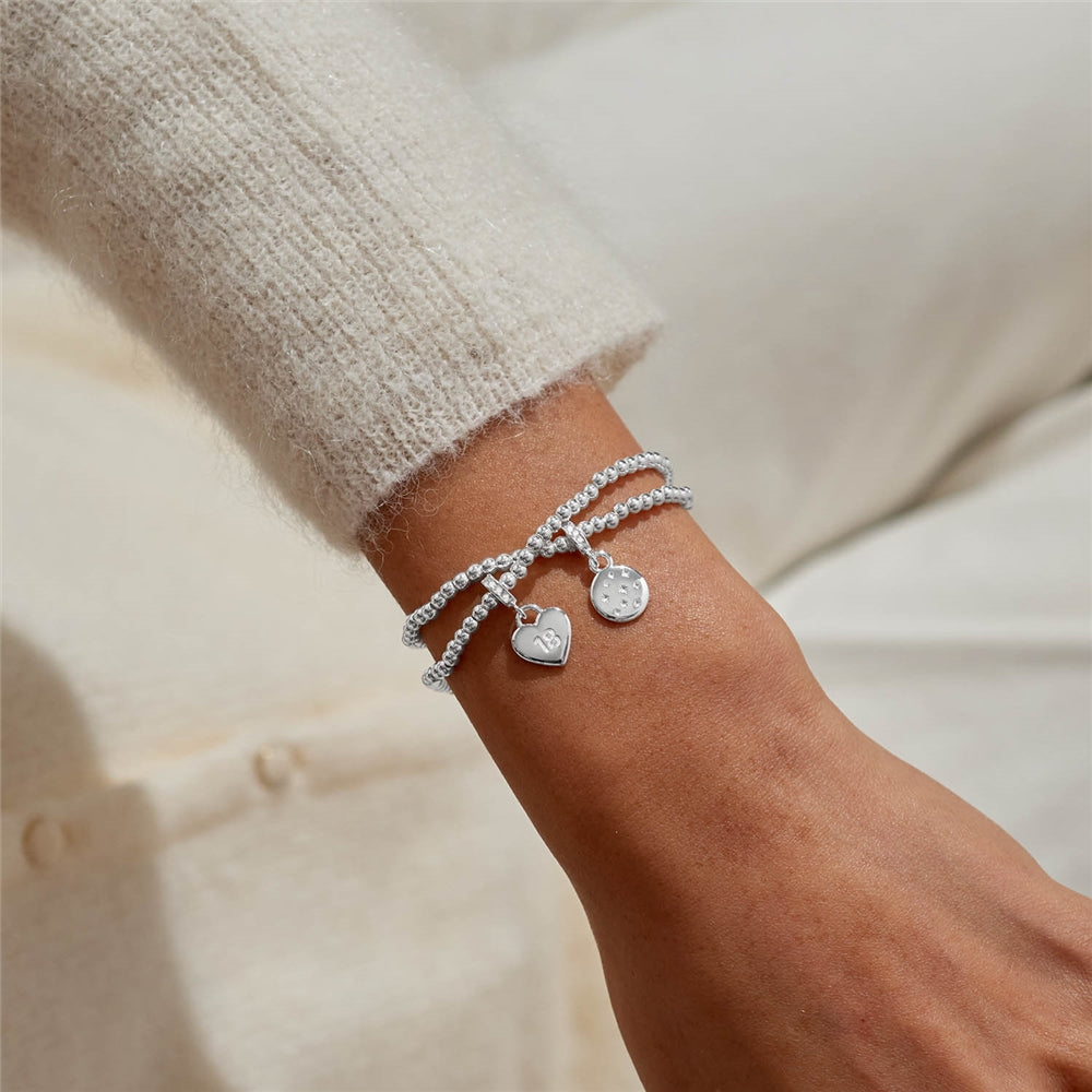 Joma Boxed Infinity 18 Birthday  Set of 2 Bracelets