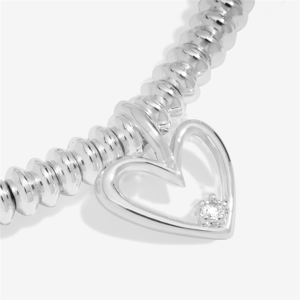 Joma Boxed Lab Grown Happy Birthday Heart Bracelet