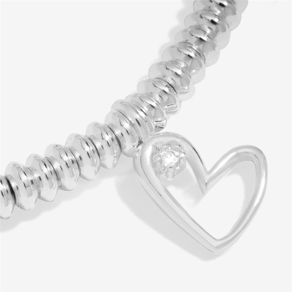 Joma Boxed Lab Grown With Love Heart Bracelet