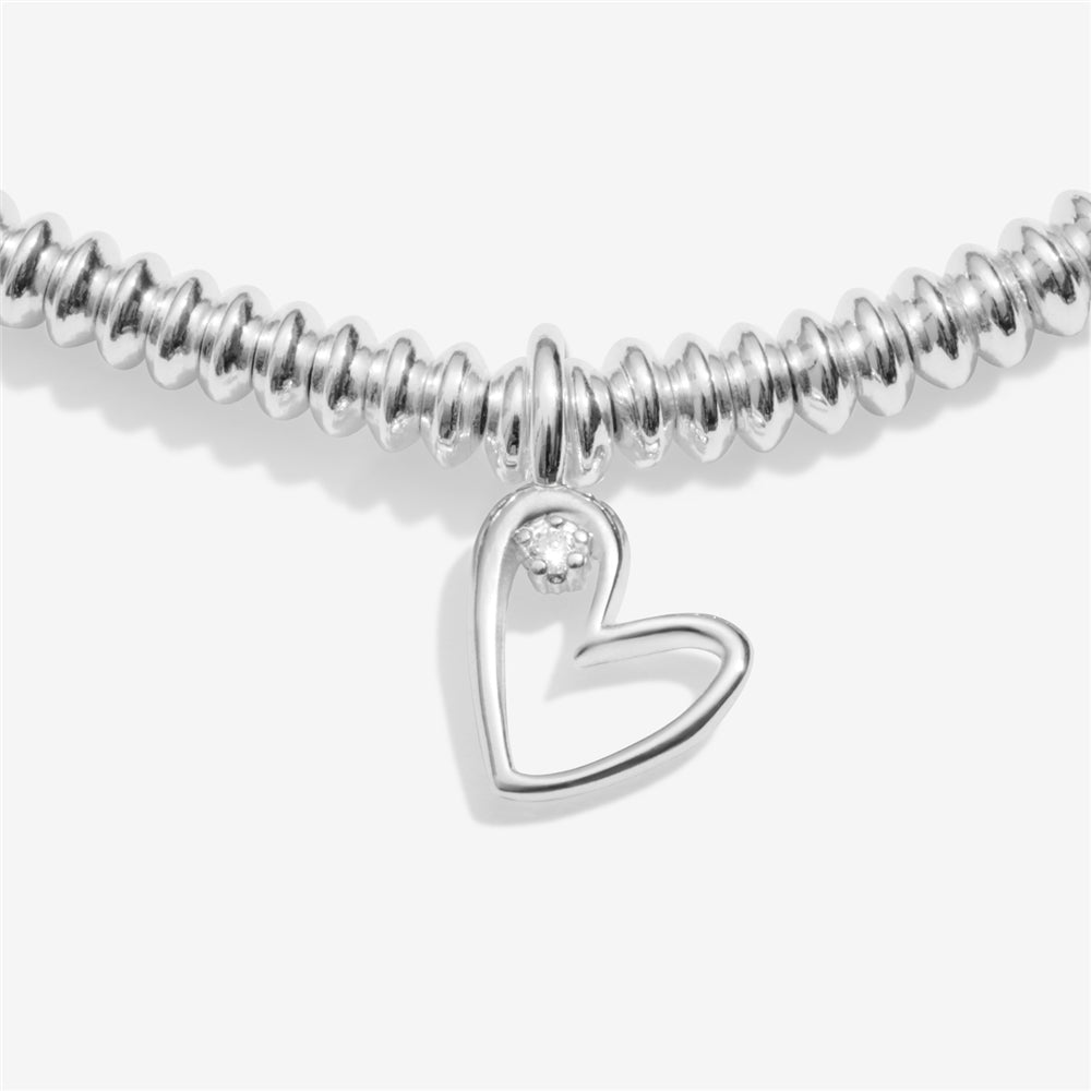 Joma Boxed Lab Grown With Love Heart Bracelet