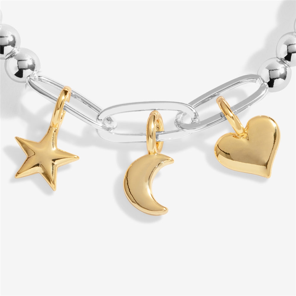 Joma Gold Mix Style Celestial Charms Bracelet