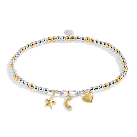 Joma Gold Mix Style Celestial Charms Bracelet