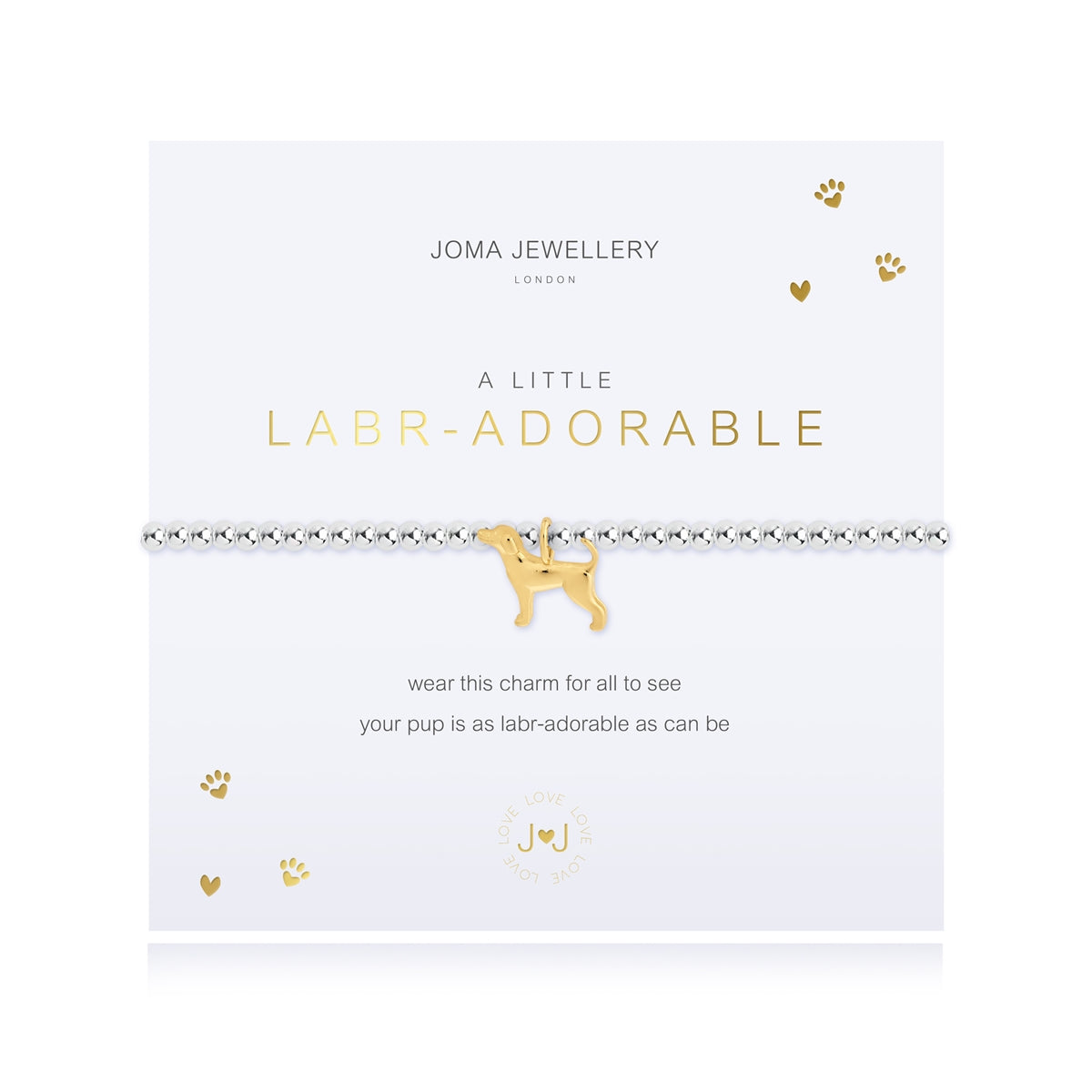 Joma A Little Gold Mix Labr-adorable Dog Bracelet
