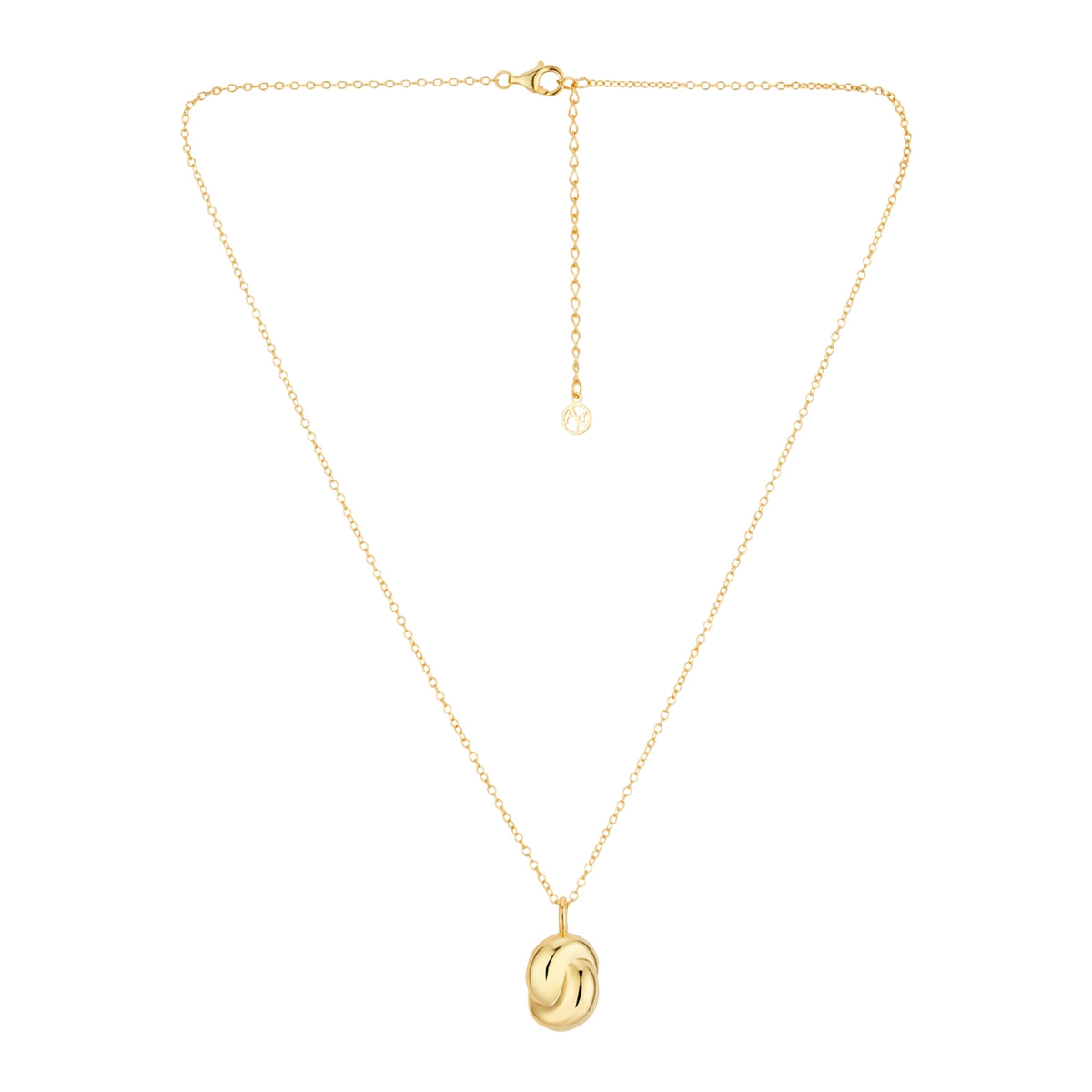 14k Plated Knot Necklace