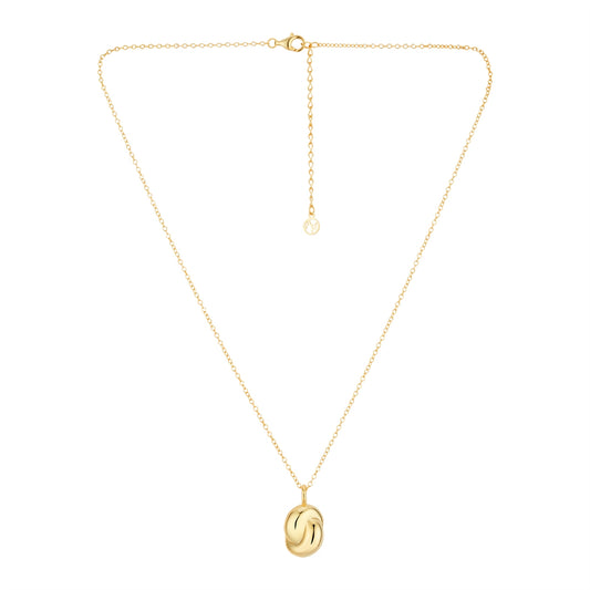 Argento 14k Gold Plated Knot Necklace