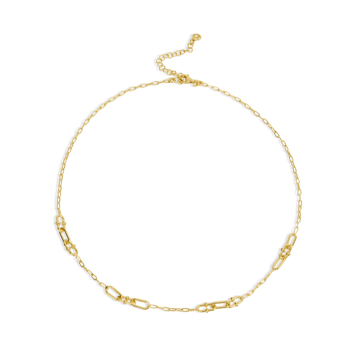 Argento Gold Hardware Chain Necklace