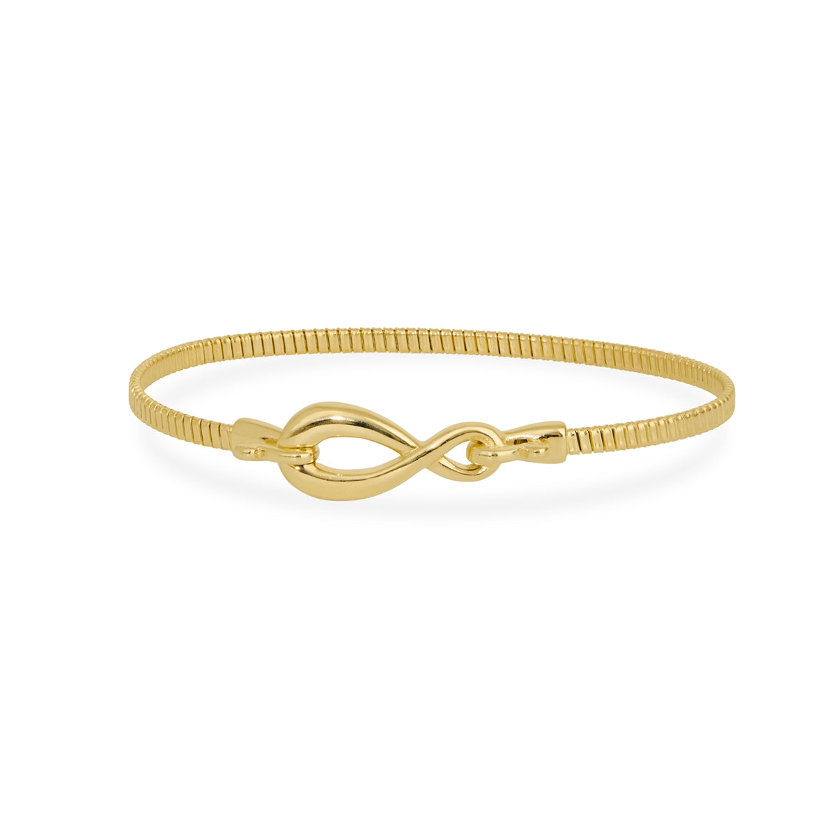 Argento Gold Infinity Bangle
