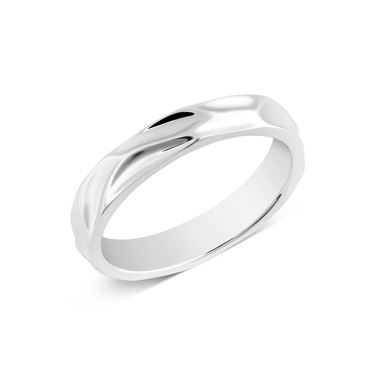 Argento Silver Molten Ring