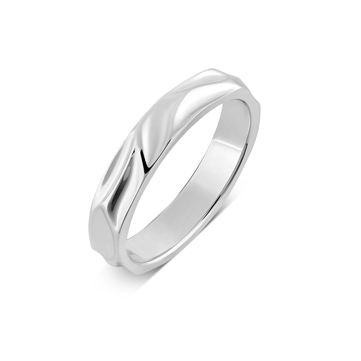Argento Silver Molten Ring