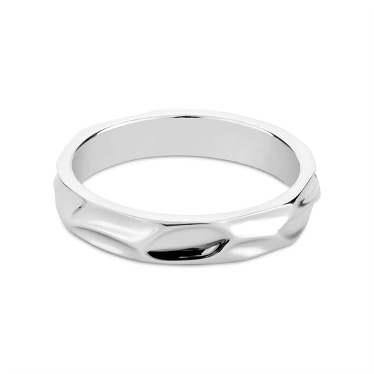 Argento Silver Molten Ring