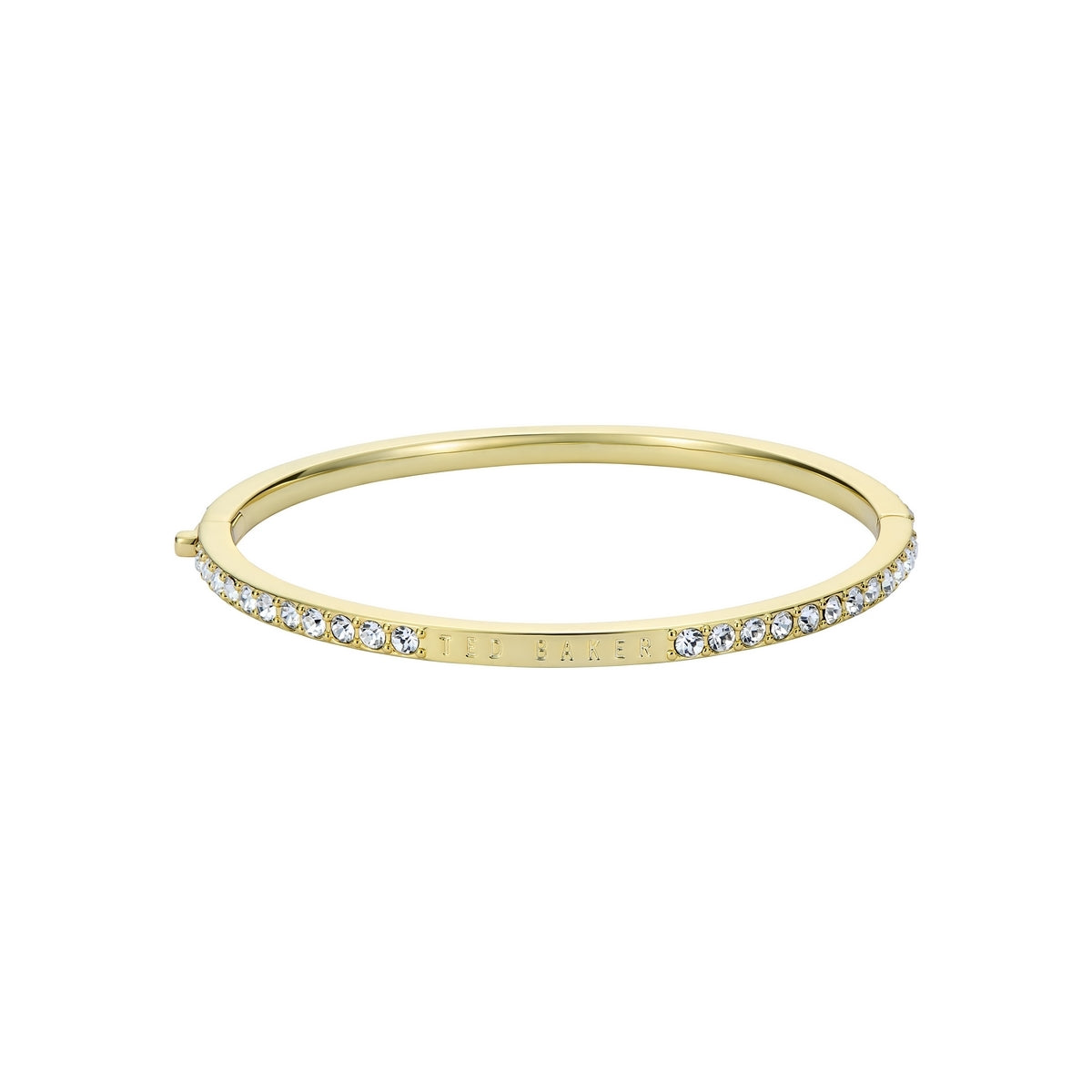 Ted Baker Gold Claudia Pavé Hinged Bangle