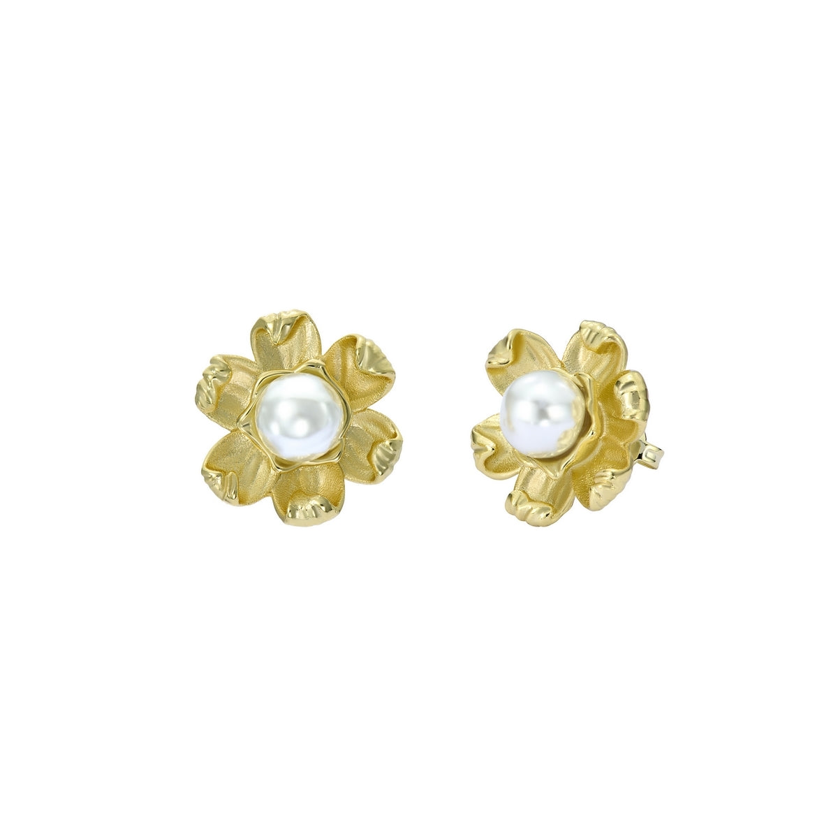 Ted Baker Gold Dara Daisy Pearl Studs