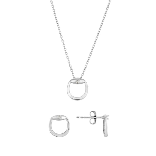 Argento Silver Plain Rein Gift Set