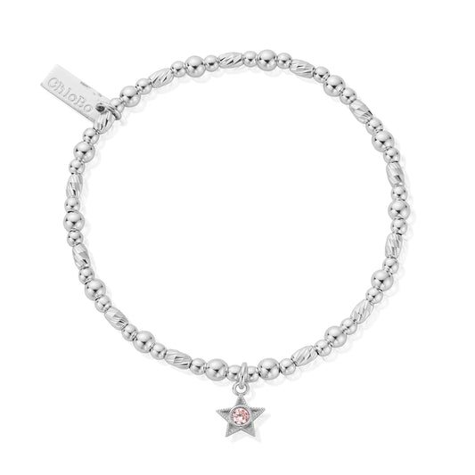ChloBo Silver October Star Bracelet