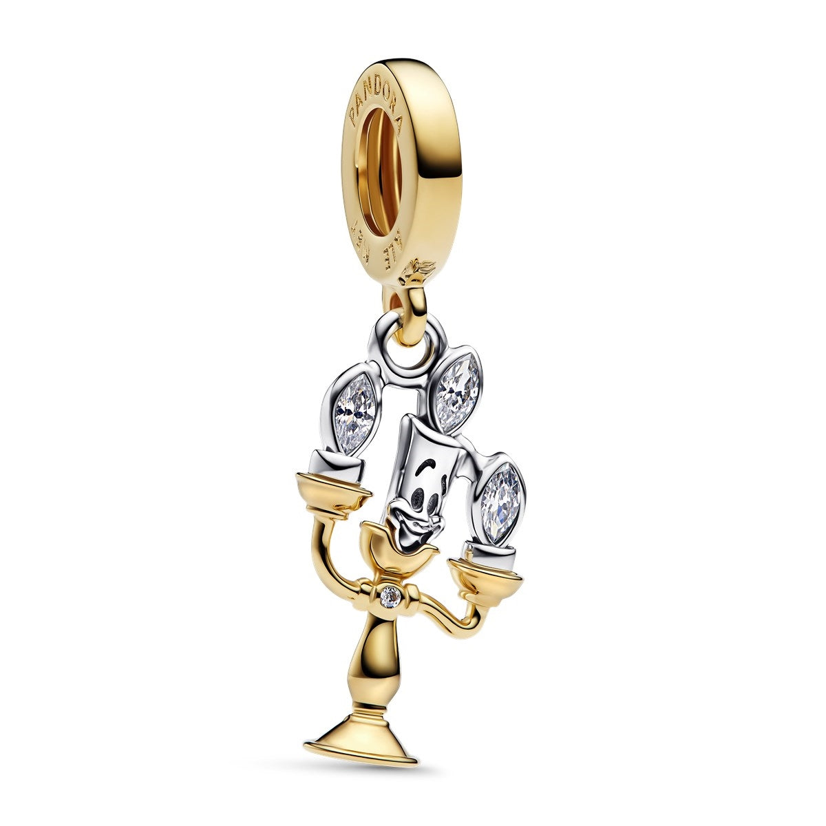 Pandora Disney Beauty and the Beast Lumiere Dangle Charm