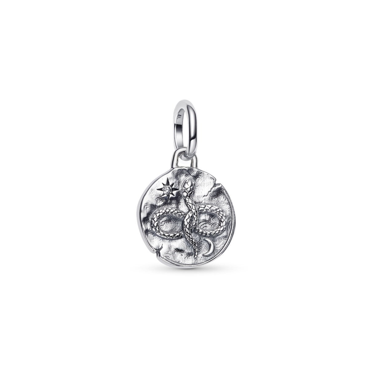 Pandora Silver Infinity Snake Medallion Charm