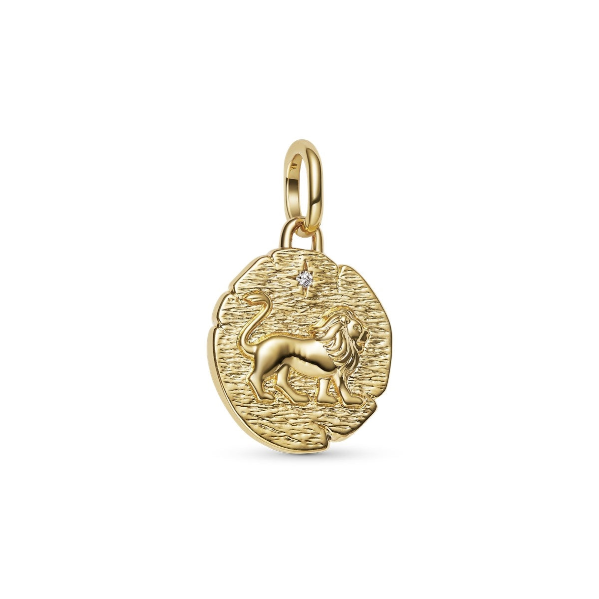 Pandora Gold Lion Medallion Charm
