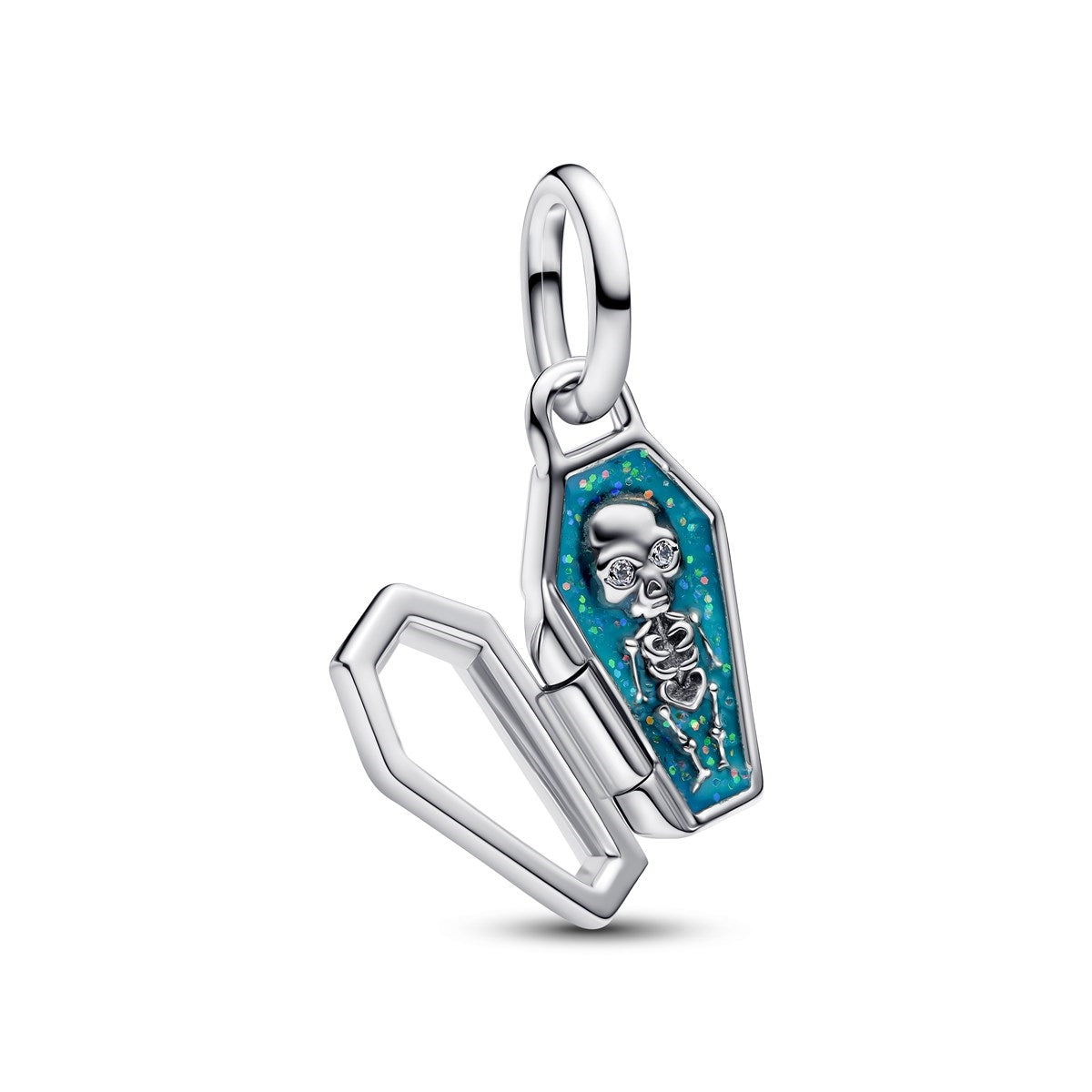 Pandora Silver Openable Glow-in-the-dark Coffin Charm