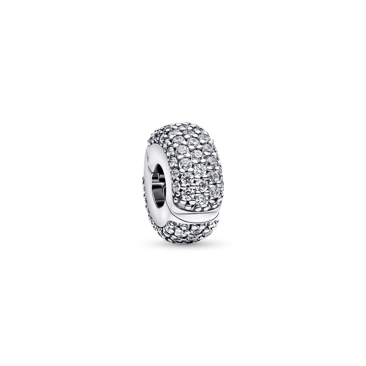Pandora Silver Pavé Clip Charm