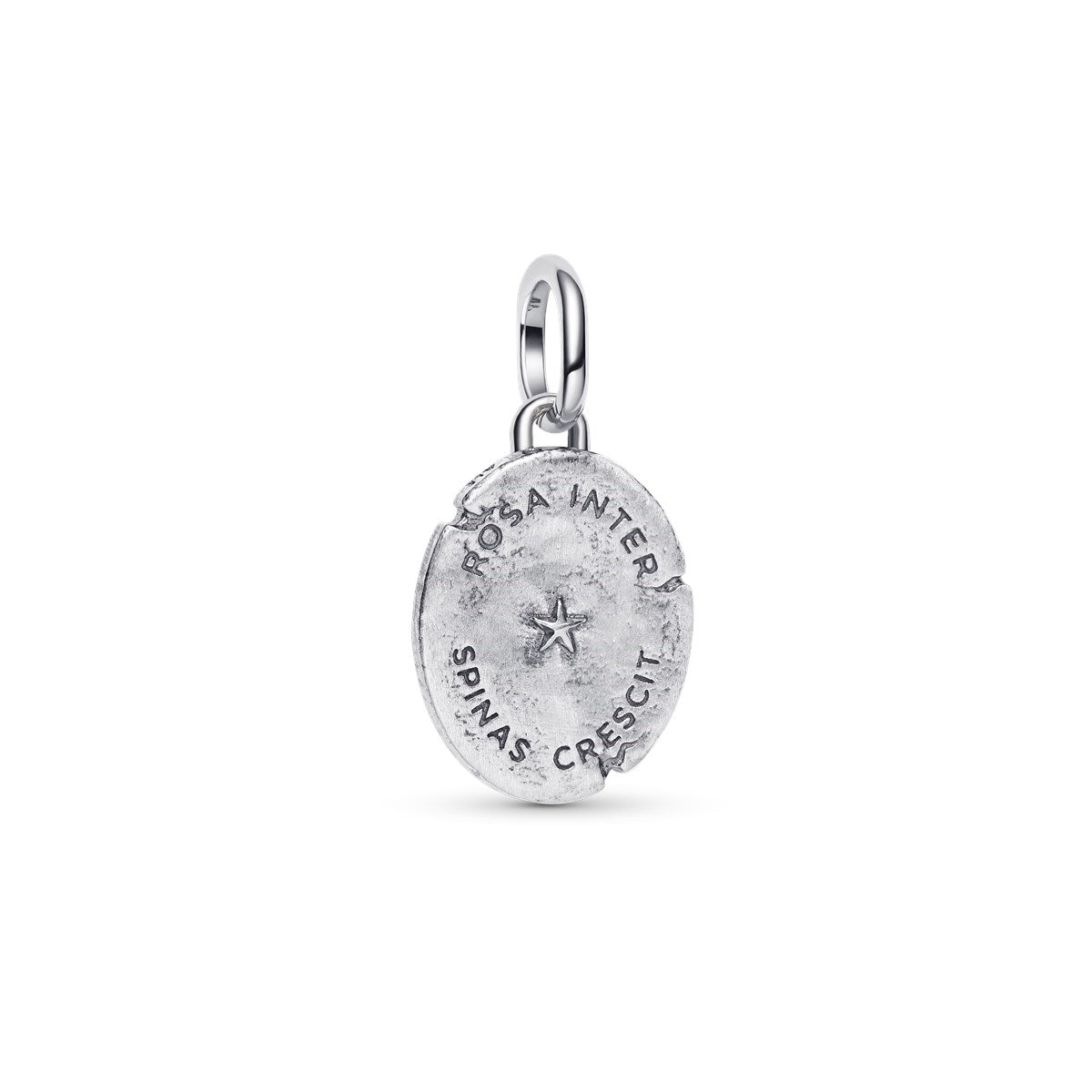 Pandora Silver Rose Medallion Charm