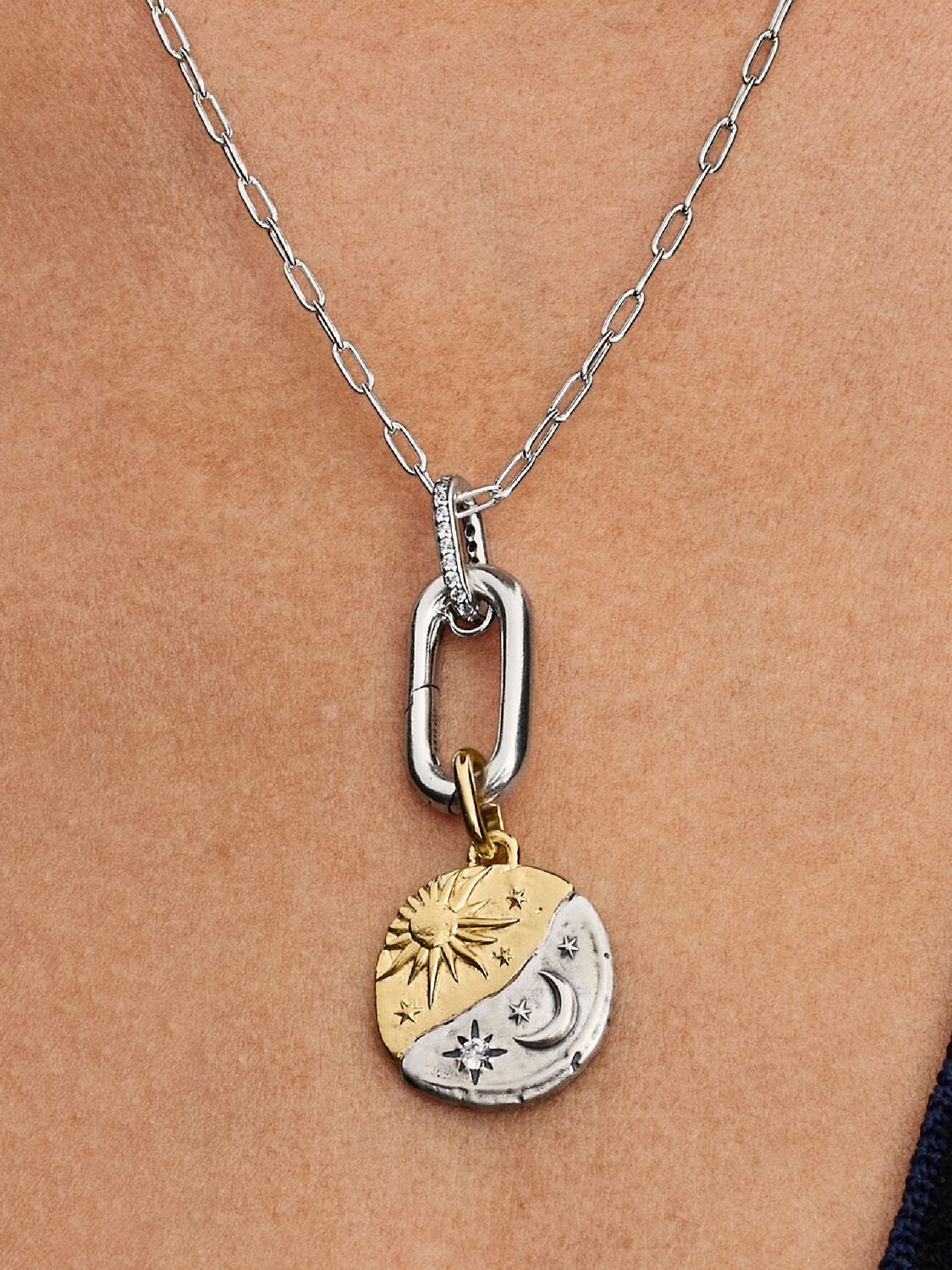 Pandora Sun and Moon Medallion Charm