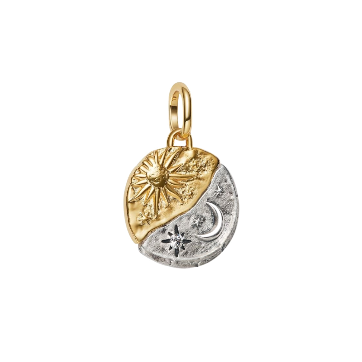 Pandora Sun and Moon Medallion Charm