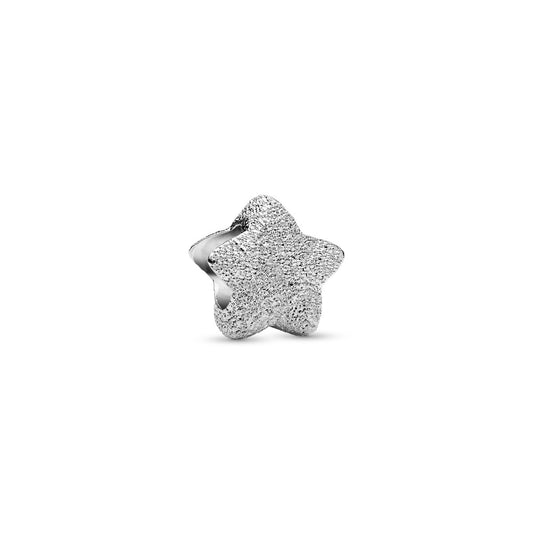Pandora Silver Textured Star Mini Charm