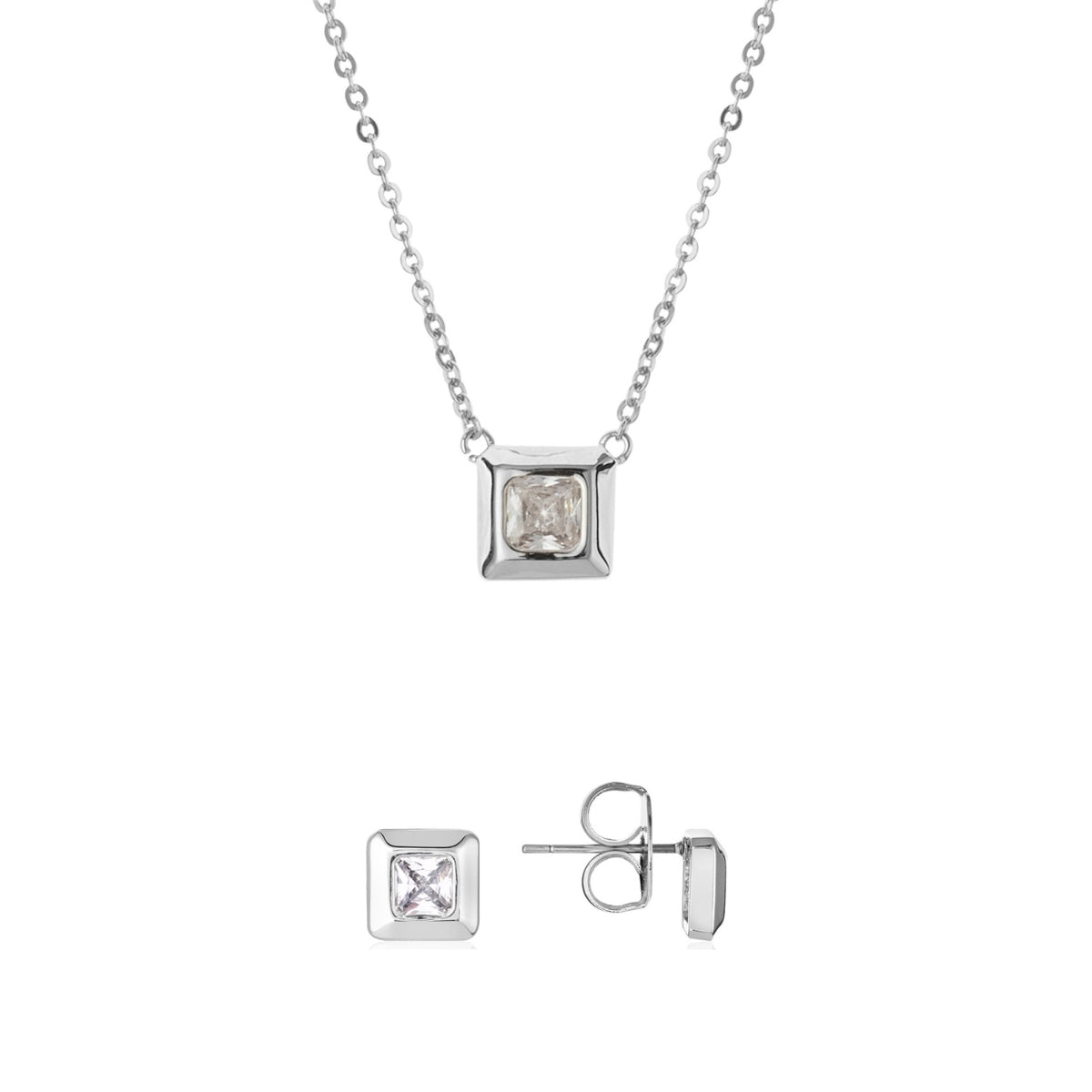 Silver Square Sparkle Gift Set