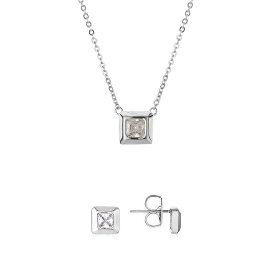 Silver Square Sparkle Gift Set