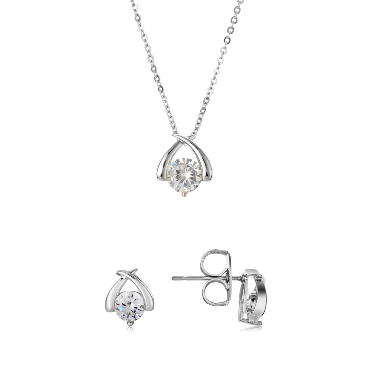 August Woods Silver Cross Sparkle Gift Set