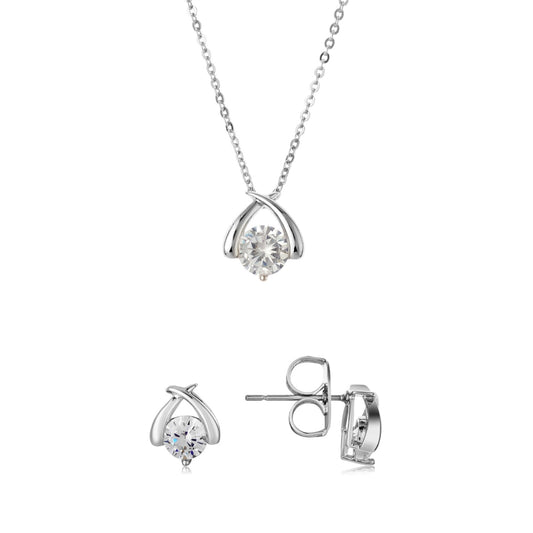 August Woods Silver Cross Sparkle Gift Set
